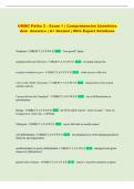 UNMC Exam &vert; Comprehensive Questions and Answers &vert; &Acy;&plus; Graded &vert; With Expert Solutions