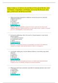 BEHAVIORAL SCIENCE EXAM PRACTICE QUESTIONS AND ANSWERS &lpar;VERIFIED ANSWERS&rpar; PLUS RATIONALES 2026 Q&A &vert; INSTANT DOWNLOAD PDF&period;