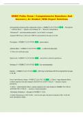 UNMC Exam &vert; Comprehensive Questions and Answers &vert; &Acy;&plus; Graded &vert; With Expert Solutions