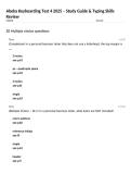 Abeka Keyboarding Test 4 2025 &ndash; Study Guide & Typing Skills Review