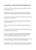 Keyboarding 2025 &ndash; Complete Study Guide & Typing Skills Overview