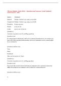 CM 3111 Module 1 Quiz &lpar;AEA&rpar; &ndash; Questions and Answers &vert; 2026 Updated &vert; 100&percnt; Correct &ndash; LSU&period;