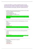 LATEST MATERNAL & CHILD NURSING FINAL EXAM QUESTIONS AND CORRECT ANSWERS &lpar;VERIFIED ANSWERS&rpar; PLUS RATIONALES 2026 Q&A &vert; INSTANT DOWNLOAD PDF