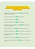 VSITE Exam &vert; Comprehensive Questions and Answers &vert; &Acy;&plus; Graded &vert; With Expert Solutions