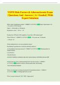 VSITE Exam &vert; Comprehensive Questions and Answers &vert; &Acy;&plus; Graded &vert; With Expert Solutions