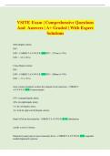 Package deal &colon;&colon; VSITE  Exams Questions and Answers &vert; 2026&sol;2027
