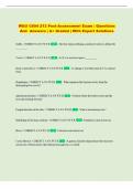 WGU C804   Exam &vert; Comprehensive Questions and Answers &vert; &Acy;&plus; Graded &vert; With Expert Solutions