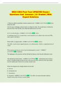 WGU C804   Exam &vert; Comprehensive Questions and Answers &vert; &Acy;&plus; Graded &vert; With Expert Solutions