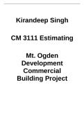  CM 3111 Final Exam &vert; 2026 Update with complete solutions&period;
