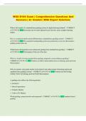 WGU D184   Exam &vert; Comprehensive Questions and Answers &vert; &Acy;&plus; Graded &vert; With Expert Solutions