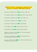 WGU D315  Exam &vert; Comprehensive Questions and Answers &vert; &Acy;&plus; Graded &vert; With Expert Solutions