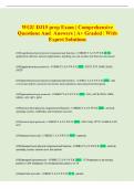 WGU D315  Exam &vert; Comprehensive Questions and Answers &vert; &Acy;&plus; Graded &vert; With Expert Solutions