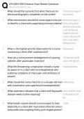 HESI LPN ADN entrance exam review nursing practice questions LPN to RN bridge exam HESI answers nursing school prep exam study guide