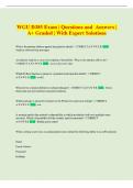 WGU D385  Exam &vert; Comprehensive Questions and Answers &vert; &Acy;&plus; Graded &vert; With Expert Solutions