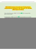 WGU D385  Exam &vert; Comprehensive Questions and Answers &vert; &Acy;&plus; Graded &vert; With Expert Solutions
