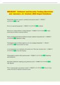 WGU D385  Exam &vert; Comprehensive Questions and Answers &vert; &Acy;&plus; Graded &vert; With Expert Solutions