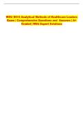 WGU D514  Exam &vert; Comprehensive Questions and Answers &vert; &Acy;&plus; Graded &vert; With Expert Solutions