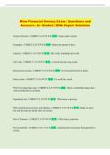 WISE Financial Literacy  Exam &vert; Comprehensive Questions and Answers &vert; &Acy;&plus; Graded &vert; With Expert Solutions