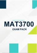 MAT3700 Exam Pack 2026 - Distinction Guaranteed 