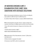 AP MICROECONOMICS UNIT 4  EXAMINATION STUDY SHEET 2026  QUESTIONS WITH DETAILED SOLUTIONS