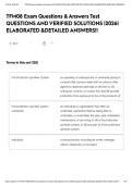 TFM08 Exam Questions & Answers Test QUESTIONS AND VERIFIED SOLUTIONS &vert;2026&vert; ELABORATED &DETAILED ANSWERS&excl;&excl;