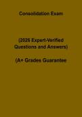 Consolidation Exam Questions and Answers PDF &vert; Comprehensive Practice Test & Study Guide