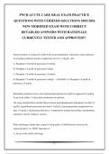 PNCB Acute Care CPNP-AC Exam 2026-2027&colon; Complete Practice Test with 150&plus; Verified Q&A &ndash; Pediatric Critical Care&comma; DKA&comma; Shock&comma; Respiratory Failure&comma; Sepsis&comma; Trauma & NICU&sol;PICU Management