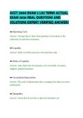 ACCT 2000 EXAM 2 LSU TERMS ACTUAL EXAM 2026 REAL QUESTIONS AND SOLUTIONS EXPERT VERIFIED ANSWERS