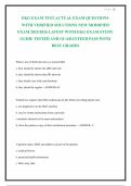 EKG Exam Test 2026-2027 updated&colon; Complete Practice Questions with Verified Solutions &ndash; Cardiac Rhythm Interpretation&comma; Myocardial Infarction&comma; Arrhythmias&comma; & 12-Lead Placement