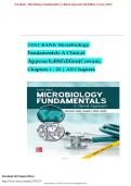 TEST BANK For Microbiology Fundamentals A Clinical Approach&comma; 4th Edition by Marjorie Kelly Cowan &vert; Verified Chapters 1 - 22 Updated&comma; Complete Newest Version