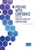 Preparing for the SHRM-SCP&lpar;R&rpar; Exam 2026 27&colon; The Official Workbook and Practice Questions from SHRM - 3rd edition with complete solutions
