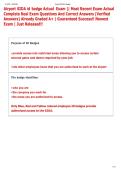 Airport SIDA id badge Actual  Exam &vert;&vert; Most Recent Exam Actual  Complete Real Exam Questions And Correct Answers &lpar;Verified  Answers&rpar; Already Graded A&plus; &vert; Guaranteed Success&excl;&excl; Newest  Exam &vert; Just Released&excl;&excl;