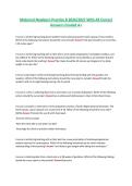Maternal Newborn Practice B 2026&sol;2027 With All Correct  Answers Graded A&plus;