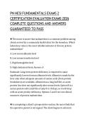 PN HESI FUNDAMENTALS EXAMS 2 CERTIFICATION EVALUATION EXAMS 2026 COMPLETE QUESTIONS AND ANSWERS GUARANTEED TO PASS
