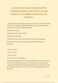 CCS Practice Exam 2026-2027&colon; Verified Questions & Answers &ndash; Certified Coding Specialist &lpar;AHIMA&rpar; Exam Prep with Detailed Rationales