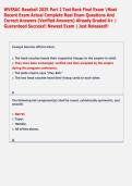 WVSSAC Baseball 2025 Part 2 Test Bank Final Exam Most  Recent Exam Actual Complete Real Exam Questions And  Correct Answers &lpar;Verified Answers&rpar; Already Graded A&plus; &vert;  Guaranteed Success&excl;&excl; Newest Exam &vert; Just Released&excl;&excl;