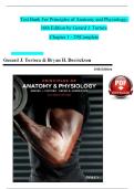 Test Bank For Principles of Anatomy and Physiology&comma; 16th Edition by Gerard J&period; Tortora &vert;Chapter 1 - 29&vert;Complete