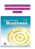 Full Test Bank &ndash; Understanding Business&comma; 13th Edition &lpar;Chapters 1-20&rpar; Complete Study Guide & Practice Q&A 