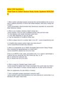 WGU C787 Nutrition Study Guide &vert; Exam Prep Questions & Answers &vert; PDF DownloadWGU C787 Nutrition Study Guide &vert; Exam Prep Questions & Answers &vert; PDF Download
