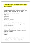 beauty therapy level 2 test questions with answers&period;