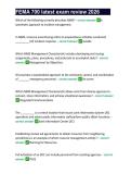 FEMA 700 latest exam review 2026