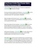 Final Exam-Colibri Real Estate Q&As &lpar;Verified Answers&rpar; 2026