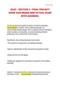 EXAC - SECTION 3 - FINAL PROJECT  EXAM 2026 BRAND NEW ACTUAL EXAM  WITH ANSWERS&period;