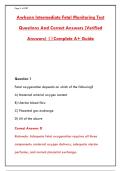 AWHONN Intermediate Fetal Monitoring &vert; 300&plus; Practice Questions with Answers & Rationales
