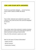 CON 1400 EXAM WITH ANSWERS&period;