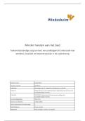 Minder handen aan het bed