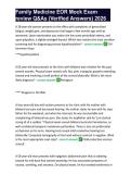 Family Medicine EOR Mock Exam review Q&As &lpar;Verified Answers&rpar; 2026