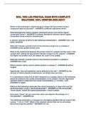 BIOL 1060 LAB PRATICAL EXAM WITH COMPLETE SOLUTIONS 100&percnt; VERIFIED 2026-2027&excl;&excl;