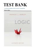 TEST BANK  A CONCISE INTRODUCTION TO LOGIC 11TH EDITION  Patrick J&period; Hurley