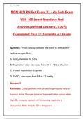 NGN HESI RN Exit Exam 2026 &vert; 300&plus; Q&A with Rationales &vert; V1-V6 Test Bank &vert; Pass Guaranteed